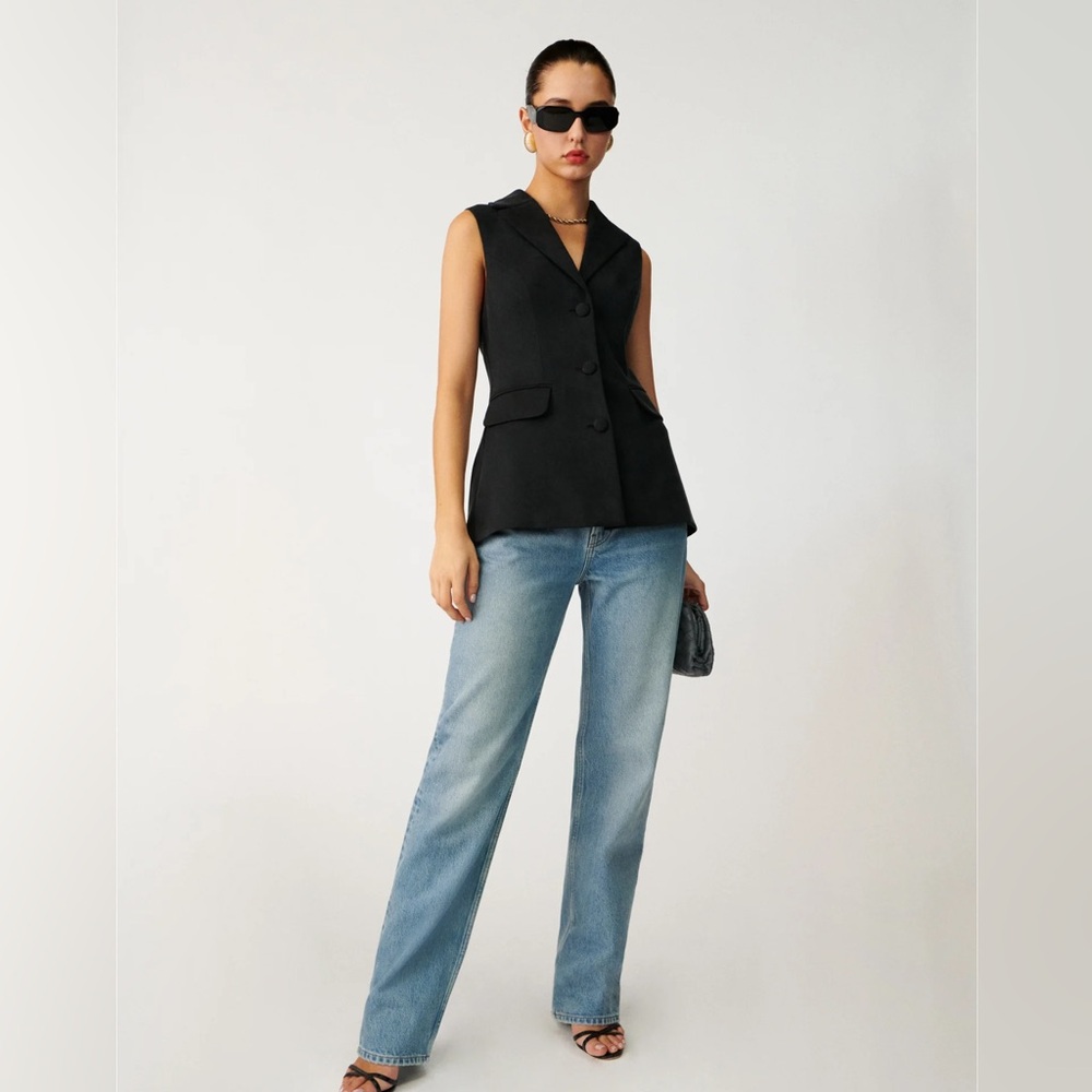 Reformation Billie vest - black size S